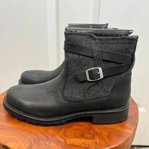 Merrell Women's Legacy Ankle Boots Size 7.5 Black Waterproof Buckle Casual - Picture 4 of 10